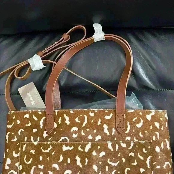 Madewell NWT cowhide tote bag purse - Picture 7 of 9